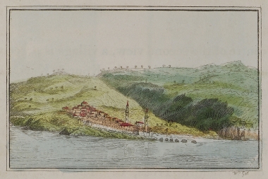 Άποψη του χωριού Μπαμπά καλέ στο Ακρωτήριο Λεκτόν στην Τρωάδα.