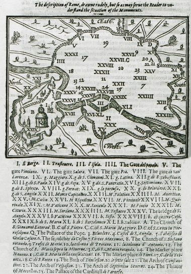 Χάρτης της Ρώμης.