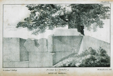 Ερείπια από τον χώρο των Ακροπόλεων της Σάμης στην Κεφαλονιά.