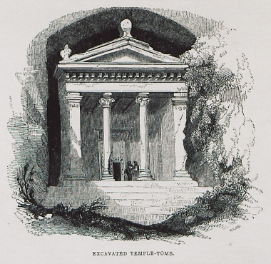 Λαξευτό μαυσωλείο στη Μάκρη (αρχαία Τελμησσό, σήμερα Φετχιγιέ), στη Μικρά Ασία.