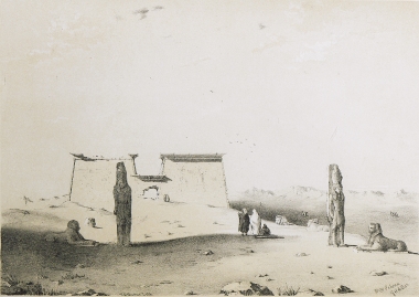 Άποψη του Ναού του Ραμσή Β΄, αφιερωμένου στον Αμούν, στο Ουάντι ες-Σεμπουά, κοντά στο Ασουάν στην Αίγυπτο.
