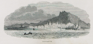 Άποψη του Αλικάντε, η αρχαία Άκρα Λευκή, στην Ισπανία.