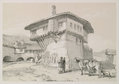 Άποψη της οικίας του Πασά του Αντά-Καλέ, κοντά στην Ορσόβα της Ρουμανίας.
