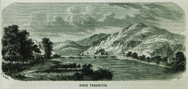 Άποψη του ποταμού Τρεμπίνιτσα στην Ερζεγοβίνη.