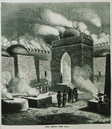 Το Ατέσγκα (Ναός της Φωτιάς) στα περίχωρα του Μπακού.