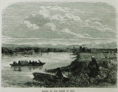 Εκβολές του ποταμού Ριόνι, αρχαίου Φάσι, στην πόλη Πότι, κοντά στην αρχαία ελληνική αποικία Φάσι στη Γεωργία.