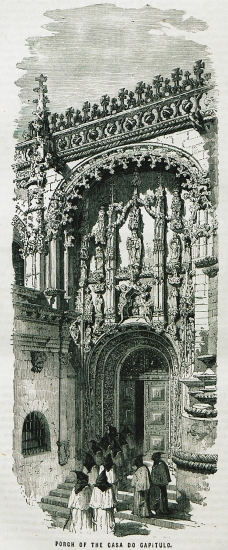 Εξωτερικό του χώρου συνεδριάσεων πορτογαλικού μοναστηριού (Casa do Capitulo).