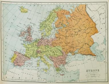Χάρτης της Ευρώπης.