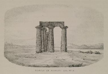 Ο Ναός του Απόλλωνα στην Αρχαία Κόρινθο.