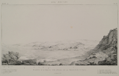 Άποψη της Εφέσου από την Φυλακή του Αγίου Παύλου, πύργος του ελληνιστικού τείχους της πόλης, κοντά στο αρχαίο λιμάνι.