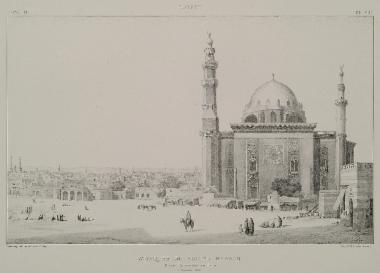 Άποψη του Τεμένους και της Θεολογικής Σχολής του Σουλτάνου Χασάν στο Κάιρο.