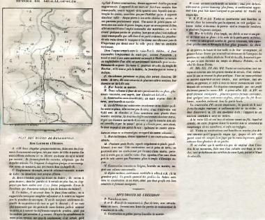 Τοπογραφικός χάρτης της Μεγαλόπολης.