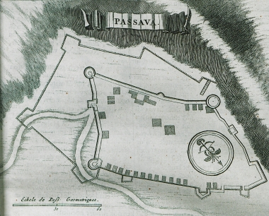 Κάτοψη του κάστρου του Πασσαβά στη Μάνη.