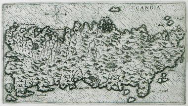 Χάρτης της Κρήτης.