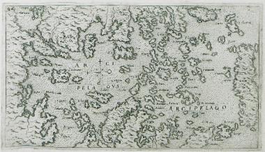 Χάρτης του Αιγαίου Πελάγους.
