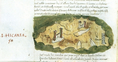 Χάρτης της Ικαρίας (Γεννάδειος Βιβλιοθήκη).