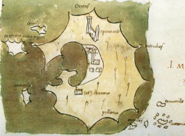 Χάρτης της Μήλου (Γεννάδειος Βιβλιοθήκη).