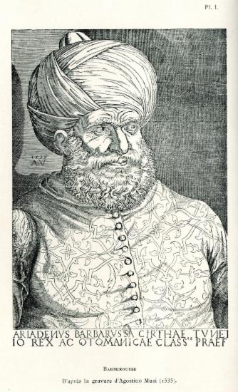 Προσωπογραφία του Οθωμανού ναυάρχου Χαϊρεντίν Μπαρμπαρόσα (περ. 1475-1546).