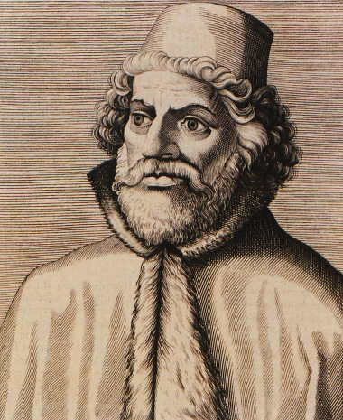 Προσωπογραφία του Θεοδώρου Γαζή, τέλη 16ου αιώνα.
