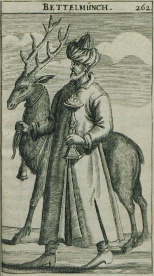 Οθωμανός περιπλανώμενος επαίτης μοναχός.
