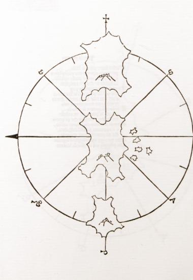 Χάρτης με τα νησιά Σίκινο και Φολέγανδρο.