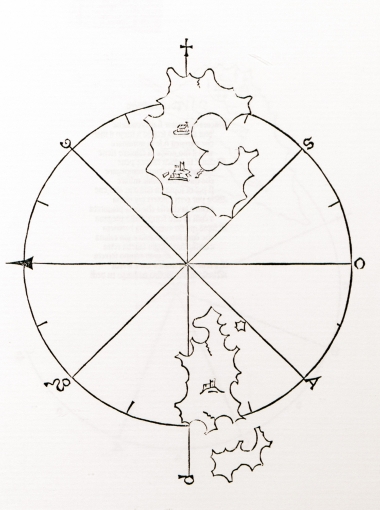 Χάρτης της Κινάρου και της Λέβιθας.