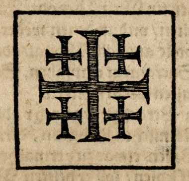 Έμβλημα του Τάγματος του Παναγίου Τάφου της Ιερουσαλήμ.