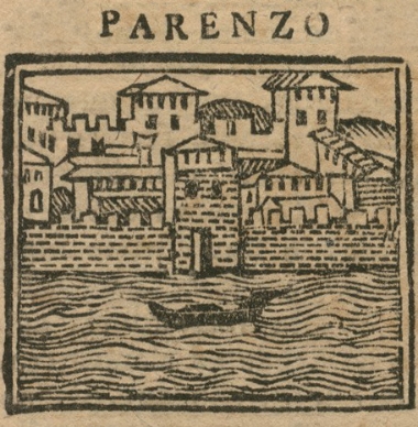 Άποψη της πόλης Πόρετς στη σημερινή Κροατία.