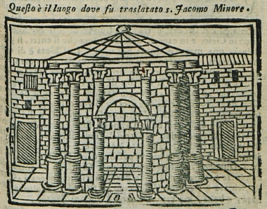 Το σημείο όπου σύμφωνα με την παράδοση ετάφη ο απόστολος Ιάκωβος ο Μικρός.