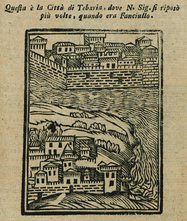 Άποψη της πόλης Τιβεριάδας στη Γαλιλαία, την οποία θεωρείται ότι επισκεπτόταν συχνά ο Ιησούς ως παιδί.