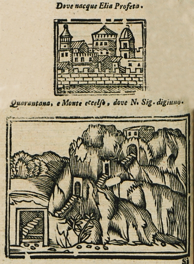 Ο τόπος γεννήσεως του Προφήτη Ηλία. Το βουνό όπου γευμάτισε ο Ιησούς μετά το τέλος της νηστείας του, και όπου ο Σατανάς προσπάθησε να τον βάλει σε πειρασμό.