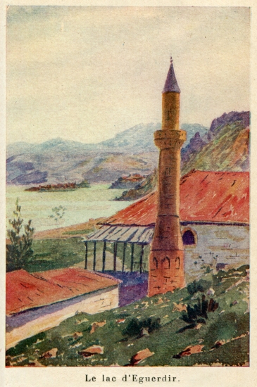 Άποψη της λίμνης Εγιρντίρ.