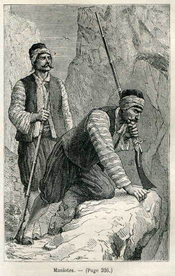 Άντρες από τη Μάνη.