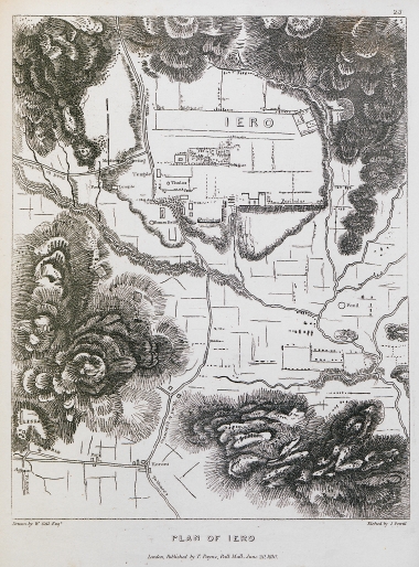 Κάτοψη του Ασκληπιείου της Επιδαύρου.