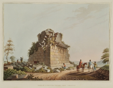 Βάση γιγαντιαίου πεσσού κοντά στις Συρακούσες.