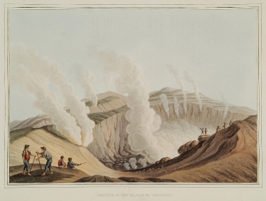 Κρατήρας στο ηφαίστειο της Αίτνας, Σικελία.