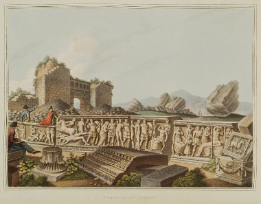 Αρχαία ερείπια στην Έφεσο.