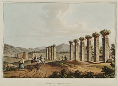 Ερείπια υδραγωγείου στην Έφεσο. Πρόκειται πιθανότατα για το Βυζαντινό υδραγωγείο στο Σελτζούκ (Άγιος Θεολόγος), πόλη κοντά στην αρχαία Έφεσο.