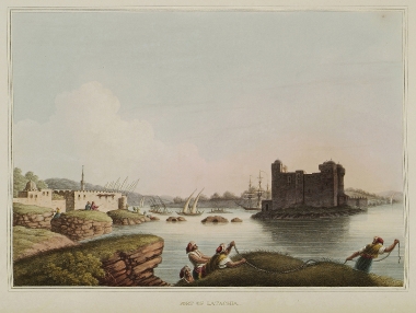 Άποψη στο λιμάνι Λατάκια (Λαοδίκεια η Πάραλος), Συρία.