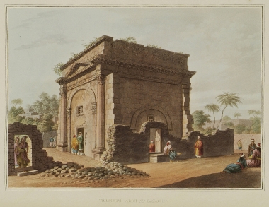 To Τετράπυλον του Σεπτιμίου Σεβήρου στη Λατάκια (Λαοδίκεια η Πάραλος) στη Συρία.