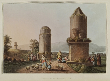 Φοινικικά ταφικά μνημεία στη νεκρόπολη του Αμρίτ, περιοχή στα νότια της Ταρτούς της Συρίας.