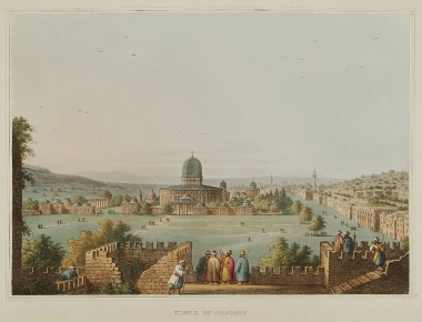 Φανταστική αναπαράσταση του Ναού του Σολομώντα στην Ιερουσαλήμ.