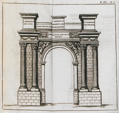 Η αψίδα των Σεργίων στην Πούλα της Κροατίας.