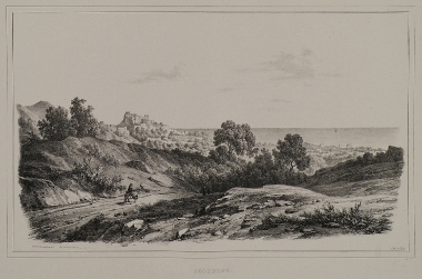 Άποψη της Χώρας της Σκοπέλου, στις Βόρειες Σποράδες.