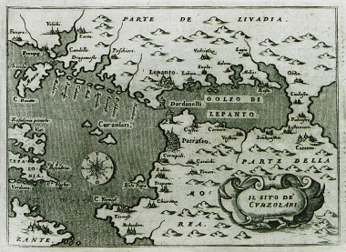 Χάρτης των Εχινάδων νήσων και των γύρω παραλίων.