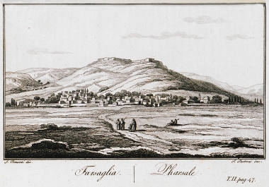 Άποψη των Φαρσάλων στη Θεσσαλία.