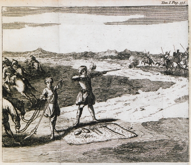 Αναμέτρηση του Πωλ Λούκας και των συντρόφων του με ομάδα Τουρκομάνων ληστών κοντά στο Καράπιναρ της Μικράς Ασίας.