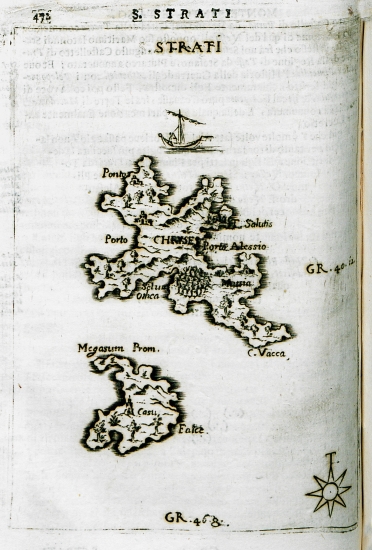 Χάρτης του Αγίου Ευστρατίου.