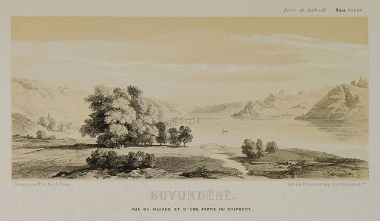 Άποψη του οικισμού του Μπουγιούκ Ντερέ και του Βοσπόρου.