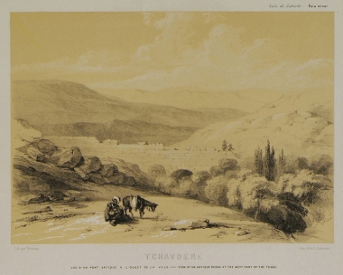 Μία από τις ρωμαϊκές γέφυρες του ποταμού Πενκαλάς, στο Σαβντάρχισαρ της Μικράς Ασίας, στα δυτικά της πόλης.